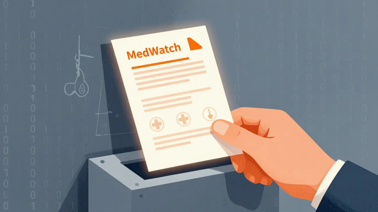Hand submitting document into medical data slot
