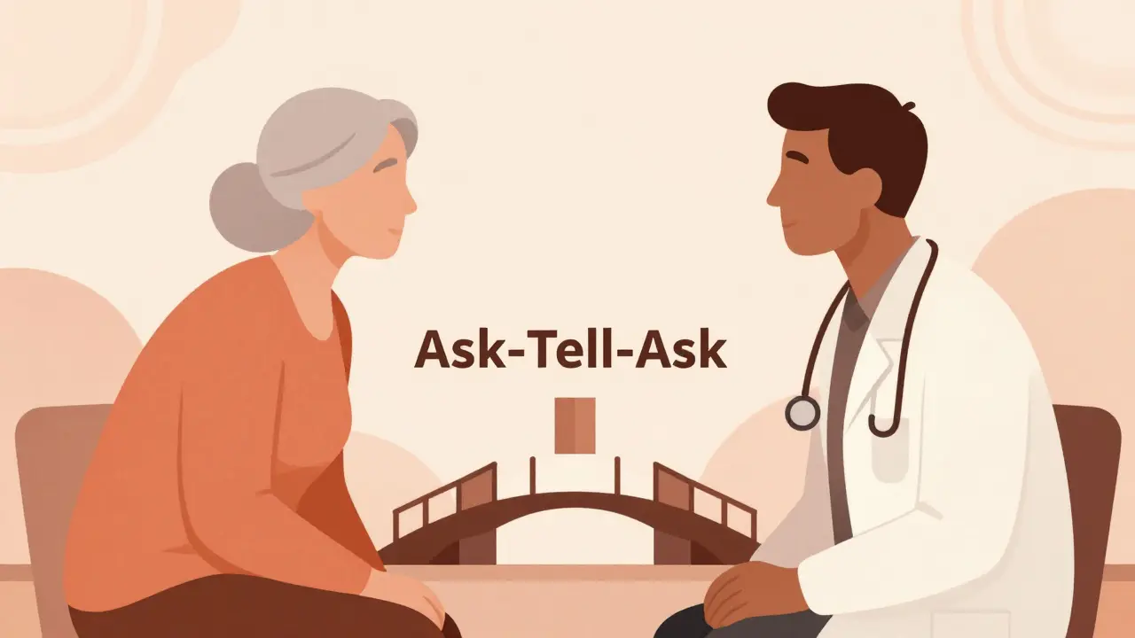 Patient and doctor collaborating on a medication reduction plan